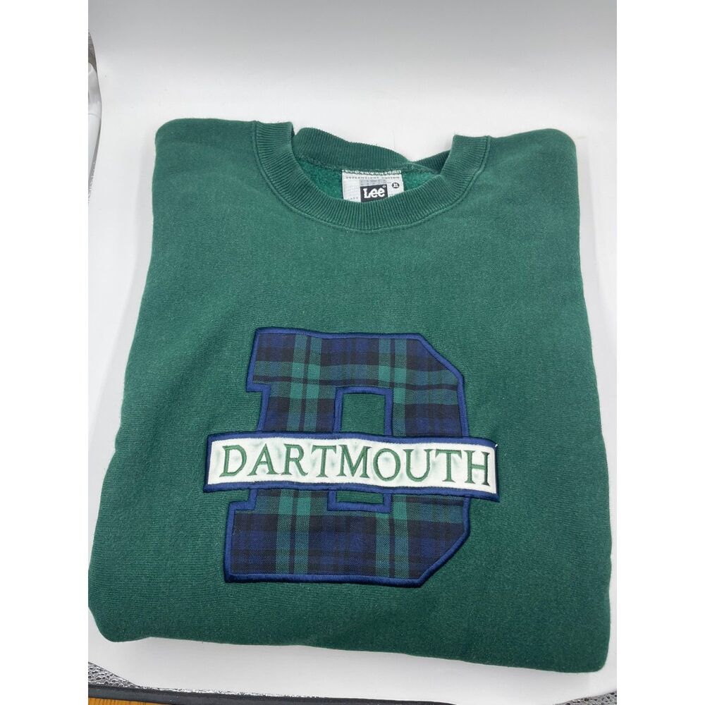 Vintage 90s Lee Heavyweight Dartmouth College Sweatshirt Green Size XL
